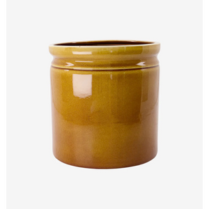 Mocha NV Barn Ceramic Jar