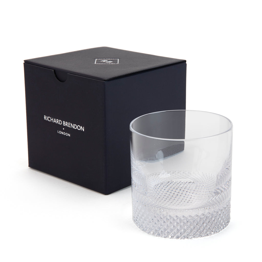 Diamond double old fashioned glasses Clearance