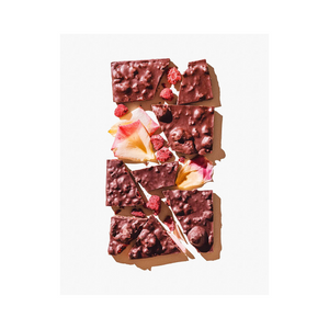 Compartés Raspberry Rose Gourmet Dark Chocolate Bar