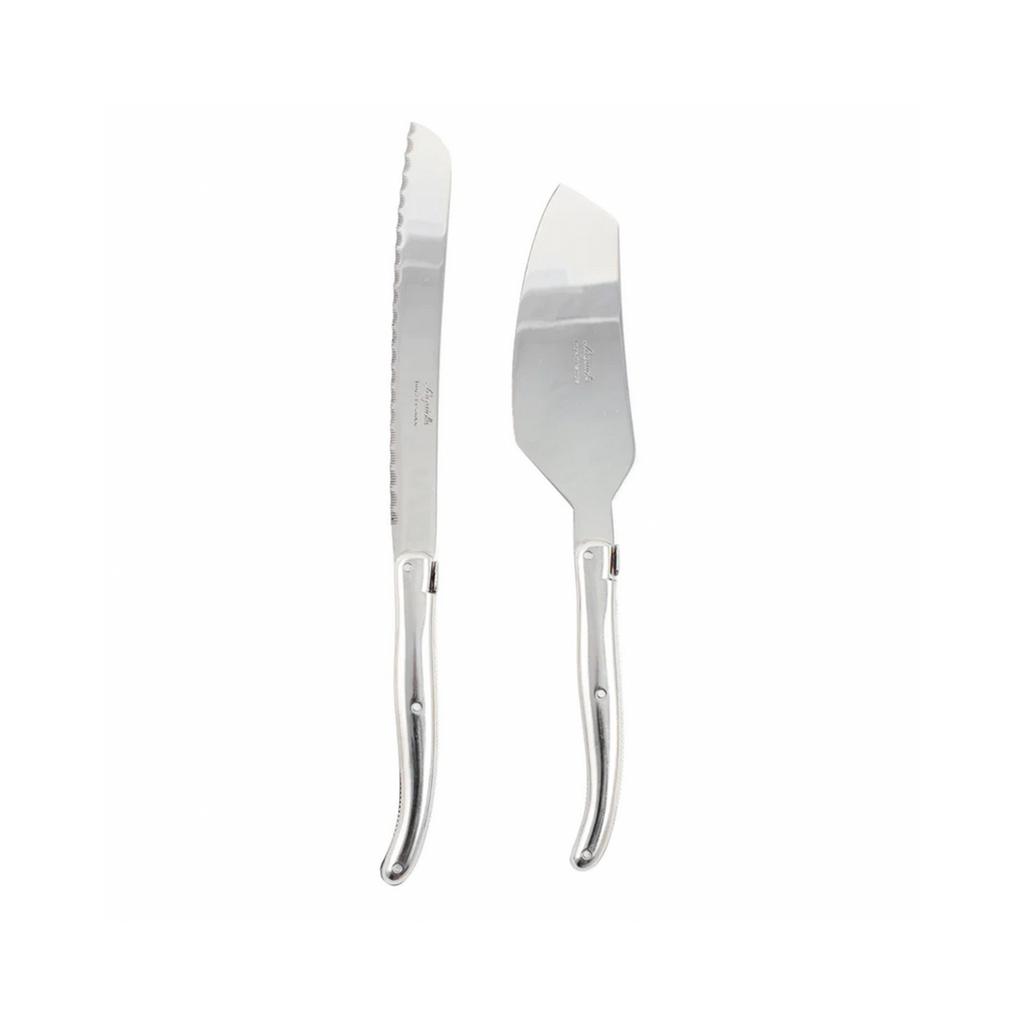 Laguiole Platine Cake and Bread Set