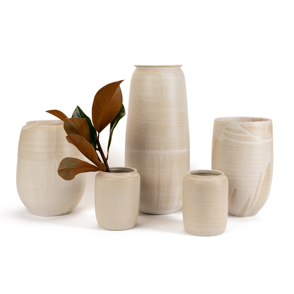 Chow Oatmeal Vessels (L. Vase)